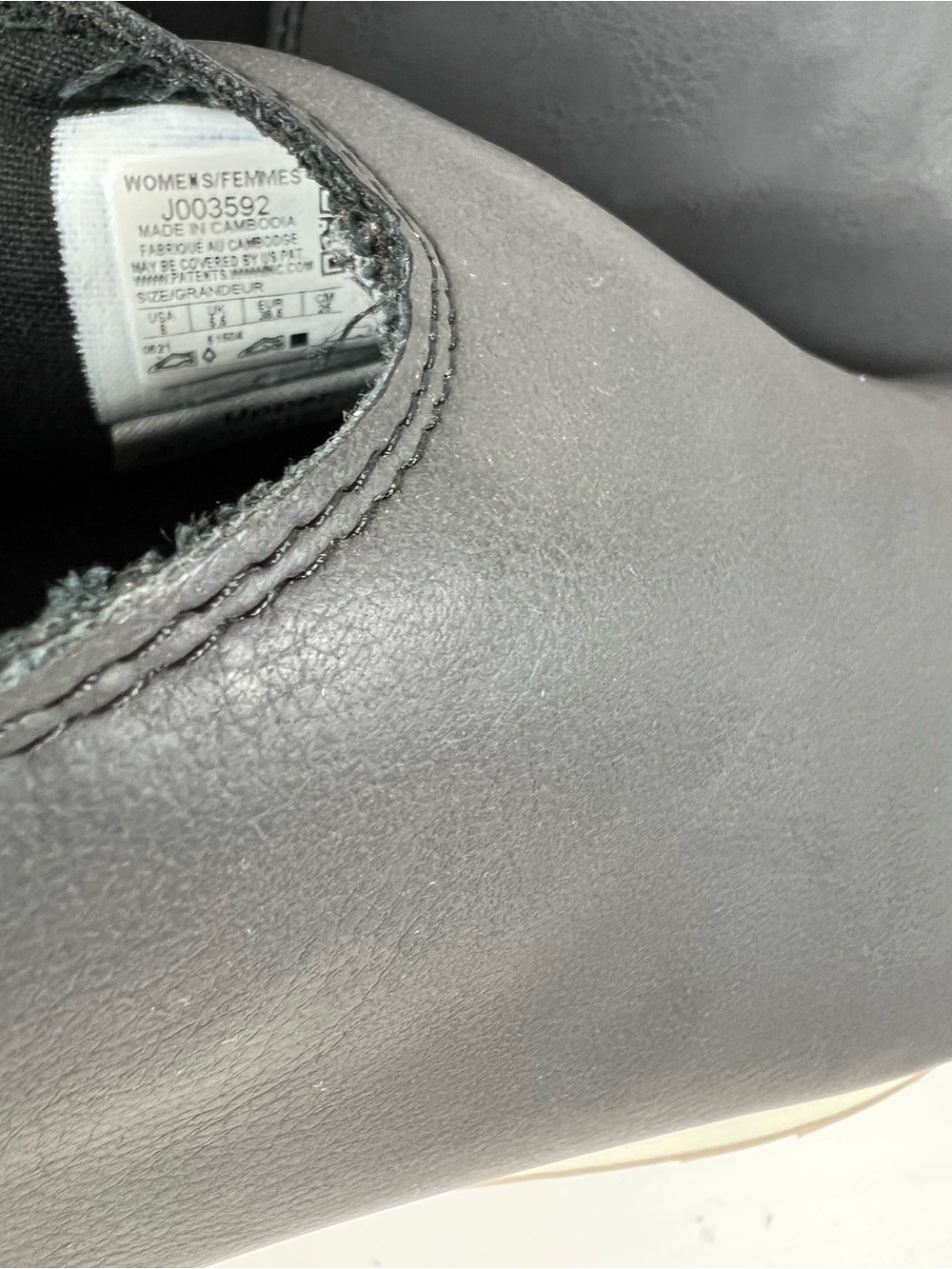 Merrell Alpine Chelsea Boots Black Vegan Leather Slip-On Ankle Boots Women’s 8 - Picture 5 of 6